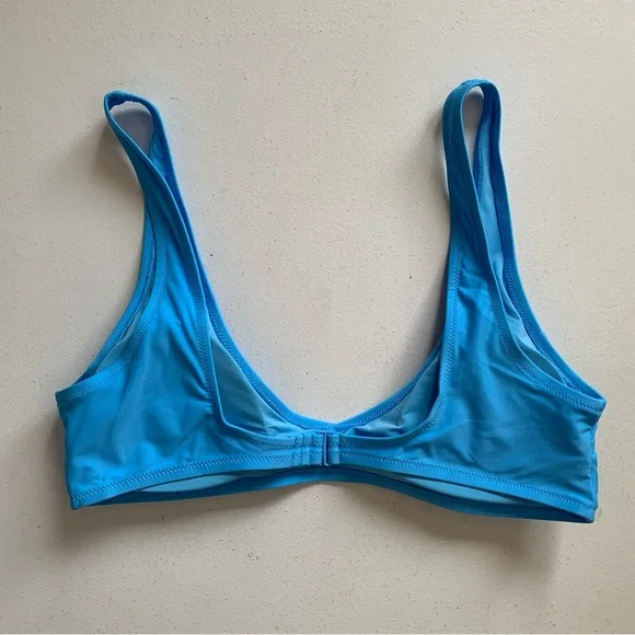 Aerie Size XL Bikini Set Scoop Top + Bikini Bottom Ocean Blue NWT - Picture 7 of 17